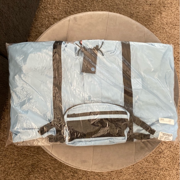 COOKIESSF CARPE DIEM nylon Jacket Carolina Blue w/ detachable pack 4XL - Picture 1 of 4